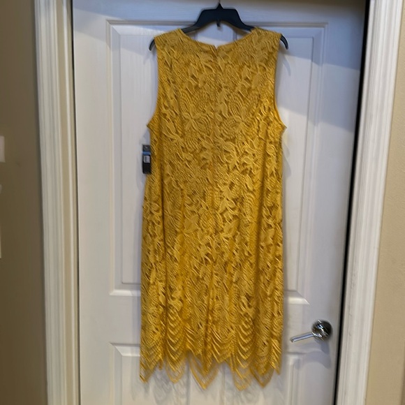 NWT Sharagano Womens color Autumn Gold Boat Neck Fully Lined - Picture 6 of 7